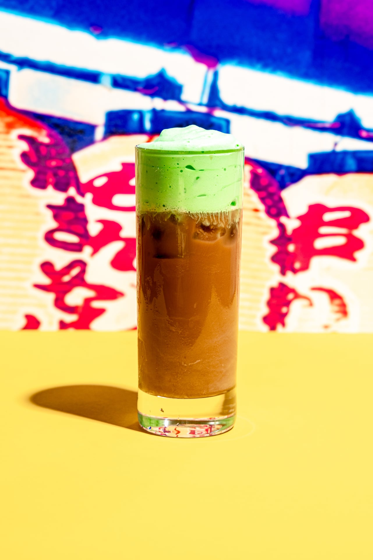 Pandan Cold Foam Coffee